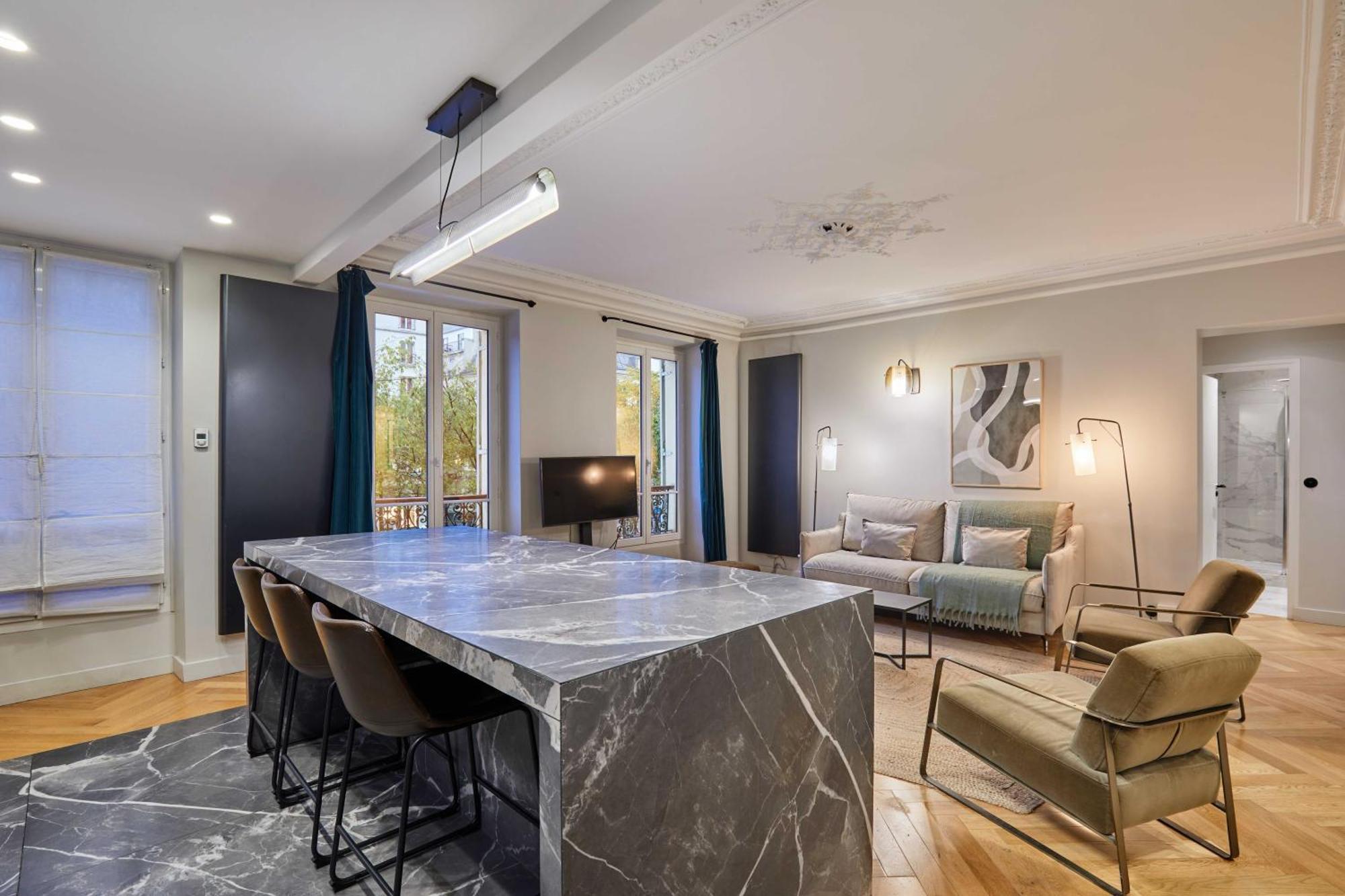 Magnificent Apartment - 3Br- 8P - Batignolles Párizs Kültér fotó