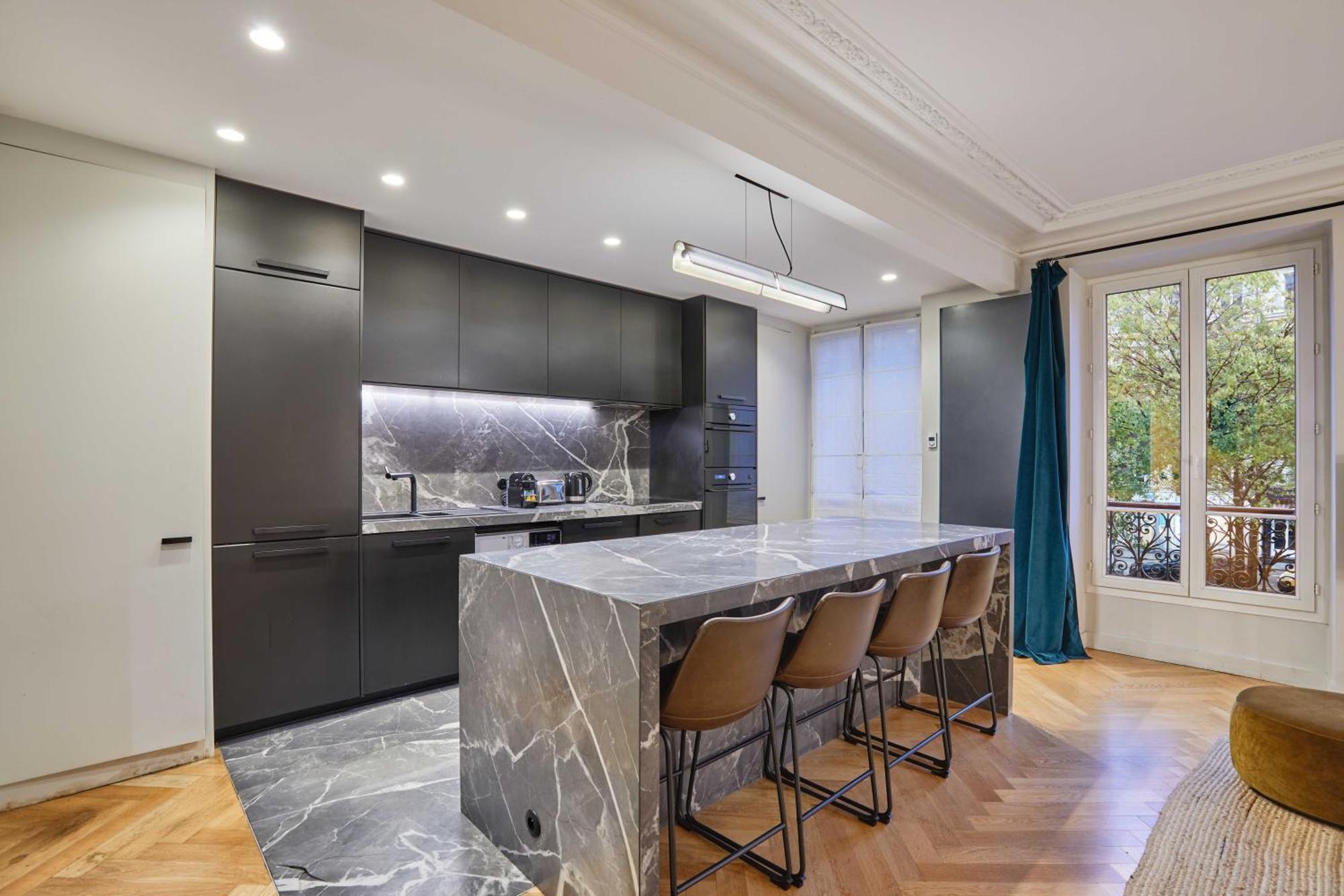 Magnificent Apartment - 3Br- 8P - Batignolles Párizs Kültér fotó