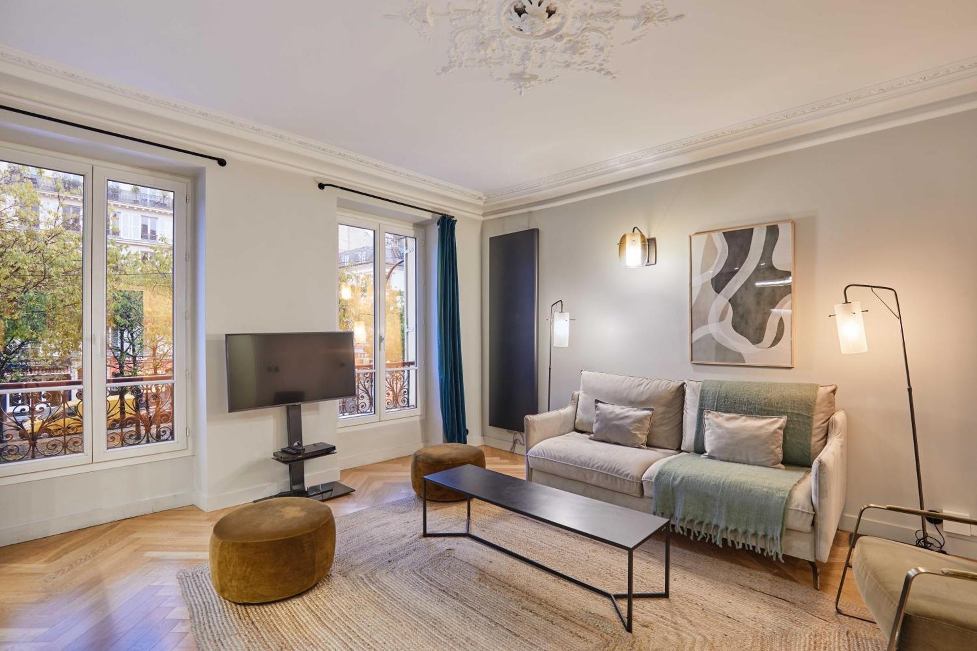 Magnificent Apartment - 3Br- 8P - Batignolles Párizs Kültér fotó