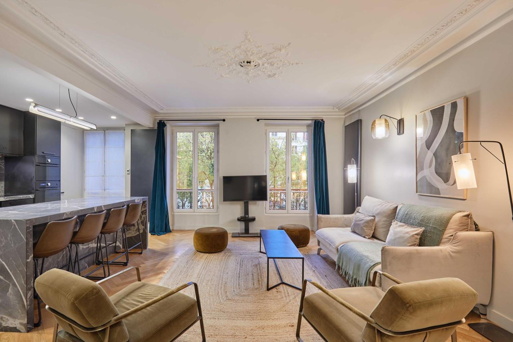 Magnificent Apartment - 3Br- 8P - Batignolles Párizs Kültér fotó
