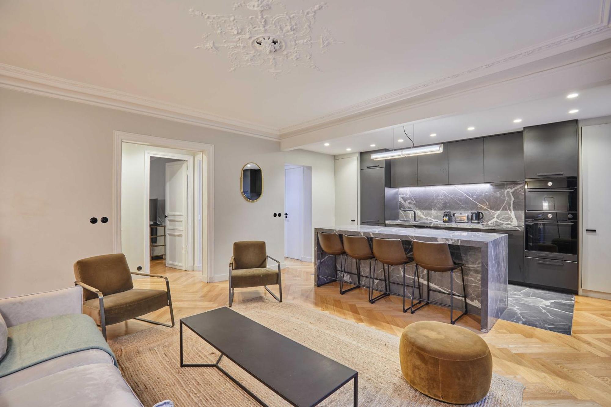 Magnificent Apartment - 3Br- 8P - Batignolles Párizs Kültér fotó
